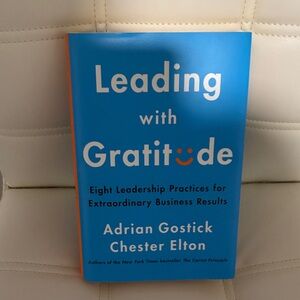 Blue 'Leading with Gratitude' Book
